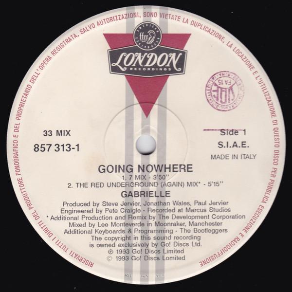 Gabrielle - Going Nowhere - 12 Inch