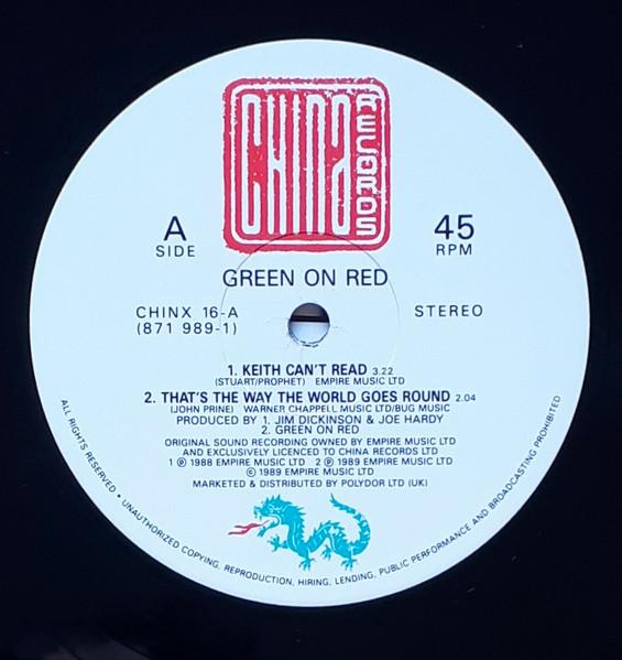 Green On Red - Keith Can't Read - 12 Inch