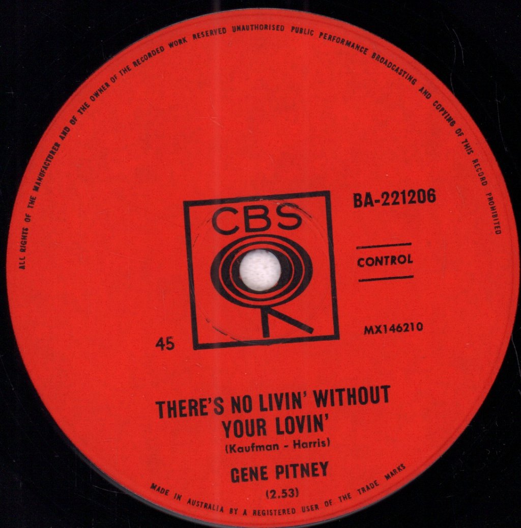 Gene Pitney - Looking Through The Eyes Of Love - 7 Inch