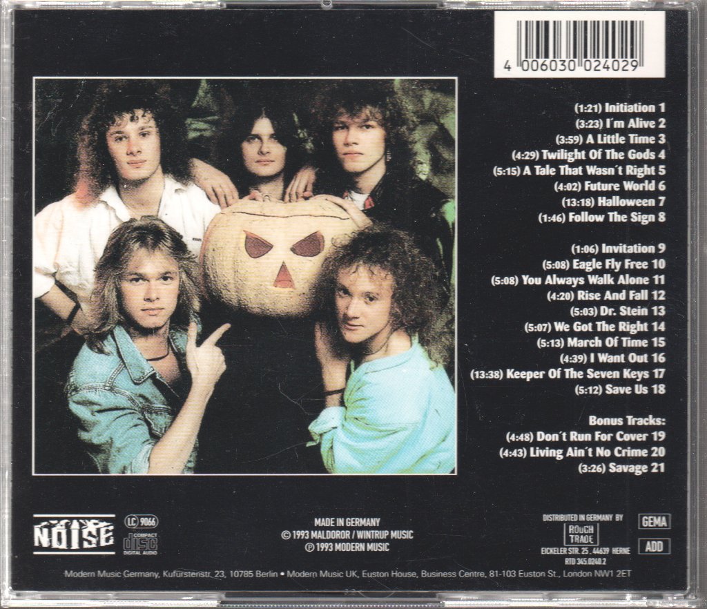 Helloween - Keeper Of The Seven Keys (Parts 1 & 2) - Double Cd
