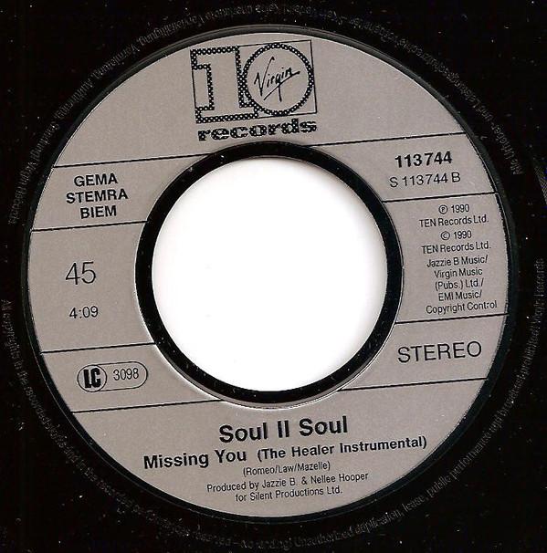 Soul II Soul - Missing You - 7 Inch