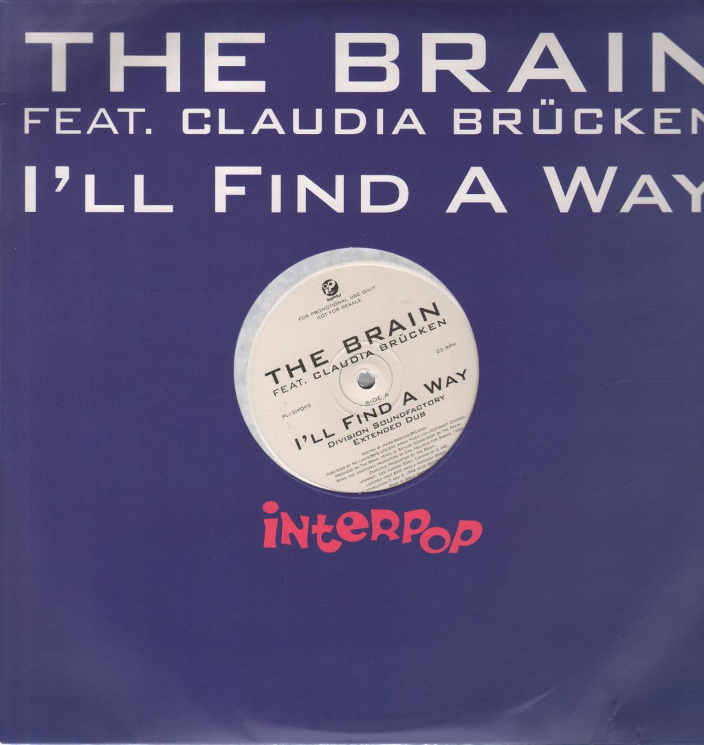 Brain Feat. Claudia Brucken - I'll Find A Way - Double 12 Inch
