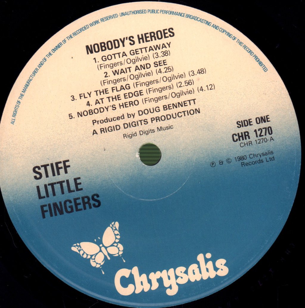 Stiff Little Fingers - Nobody's Heroes - Lp