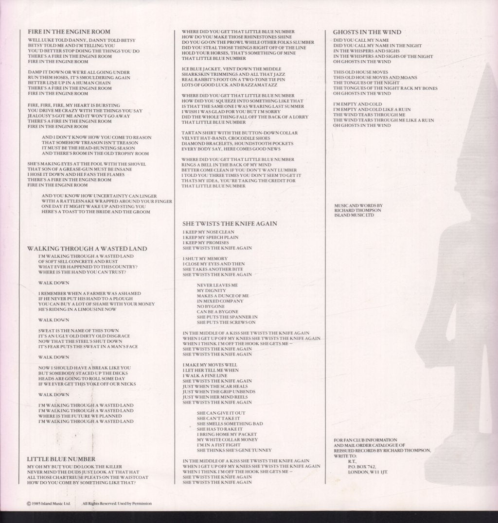 Richard Thompson - Across A Crowded Room - Lp