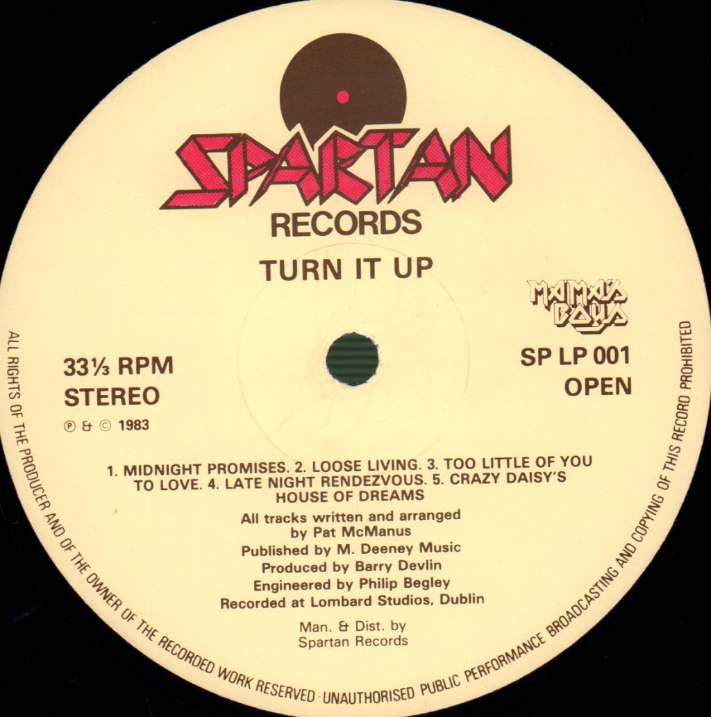 Mama's Boys - Turn It Up - Lp