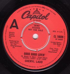 Cheryl Ladd - Good Good Lovin' - 7 Inch