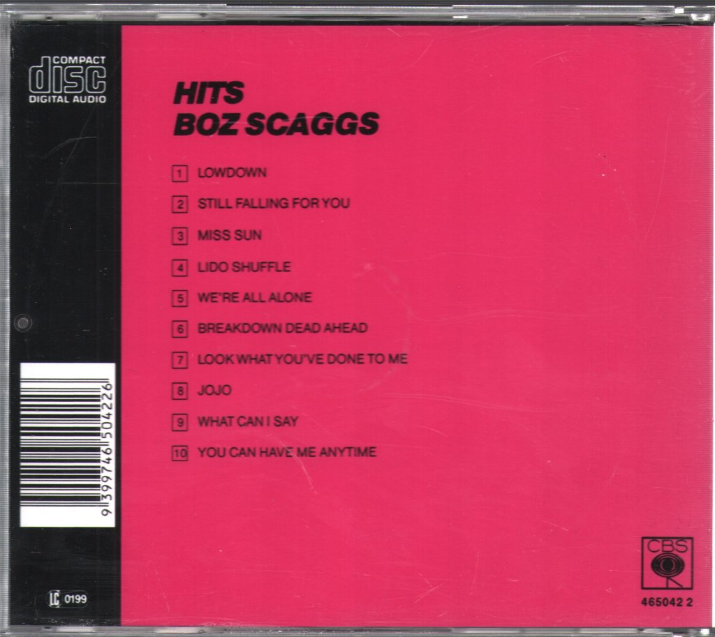 Boz Scaggs - Hits! - Cd