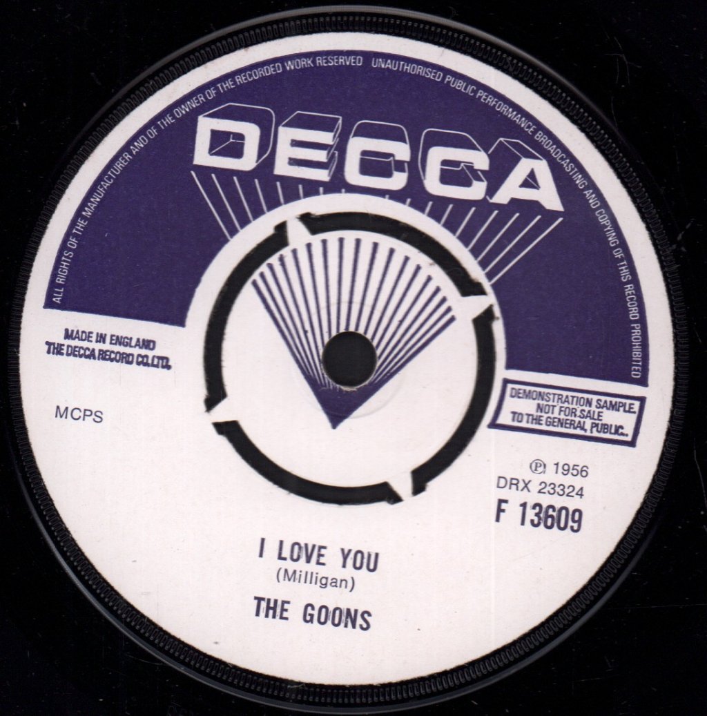 Goons - Bloodnok´s Rock´N´Roll Call - 7 Inch