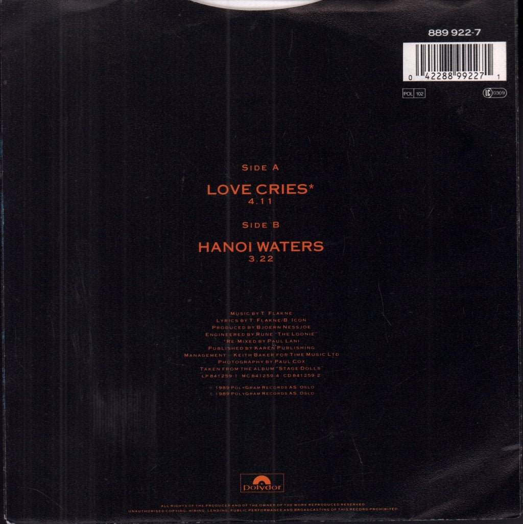 Stage Dolls - Love Cries - 7 Inch