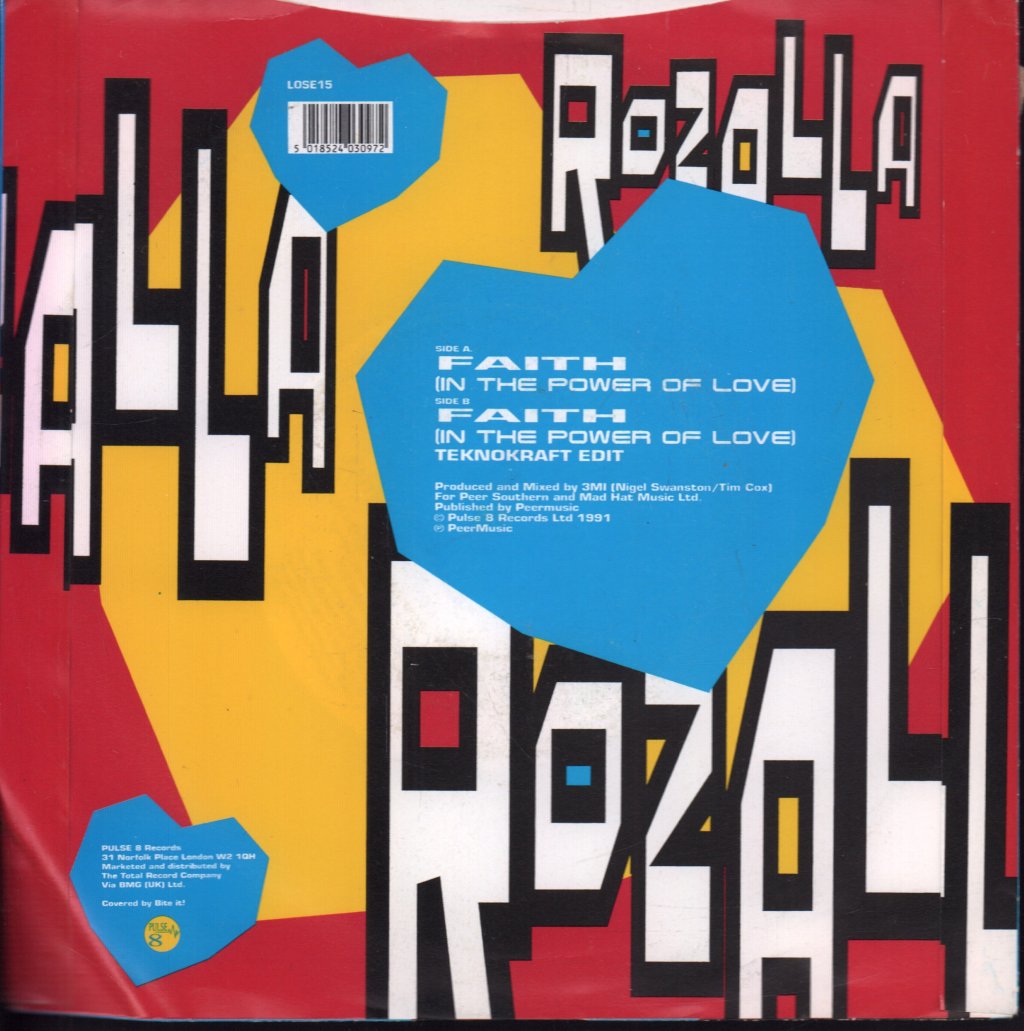 Rozalla - Faith In The Power Of Love - 7 Inch