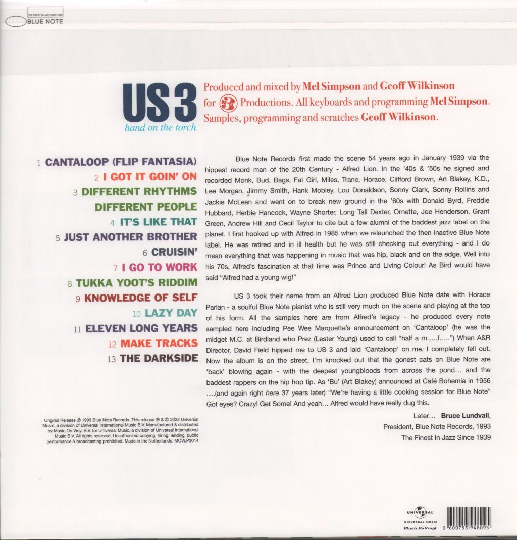 Us3 - Hand On The Torch - Lp