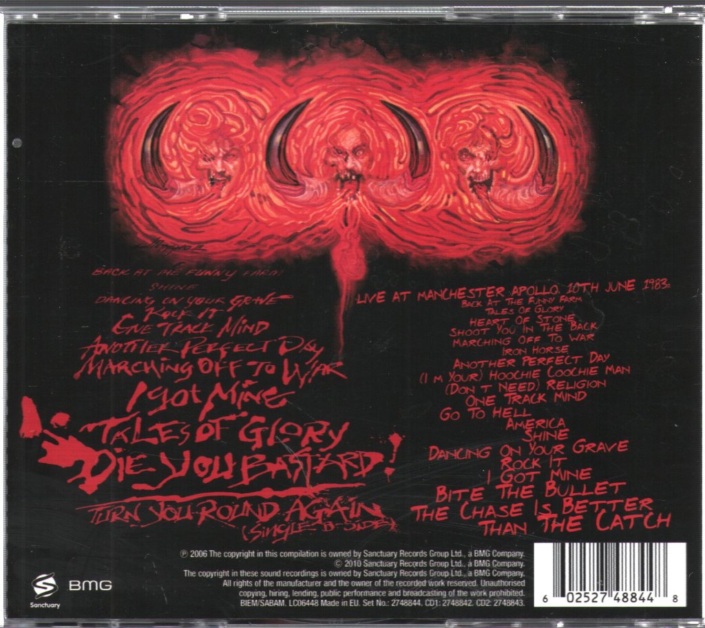Motorhead - Another Perfect Day - Double Cd