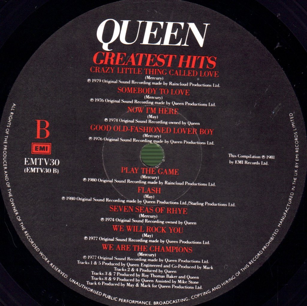 Queen - Greatest Hits - Lp