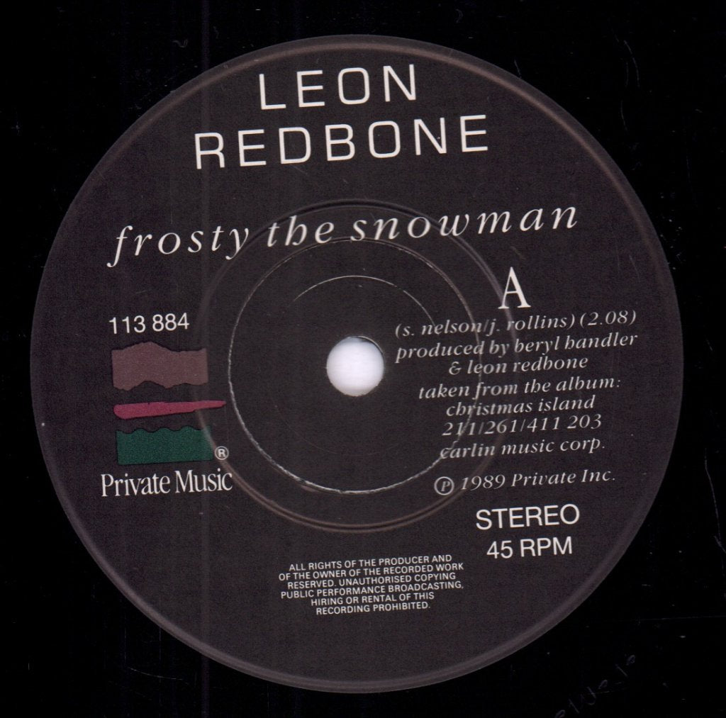 Leon Redbone - Frosty The Snowman - 7 Inch