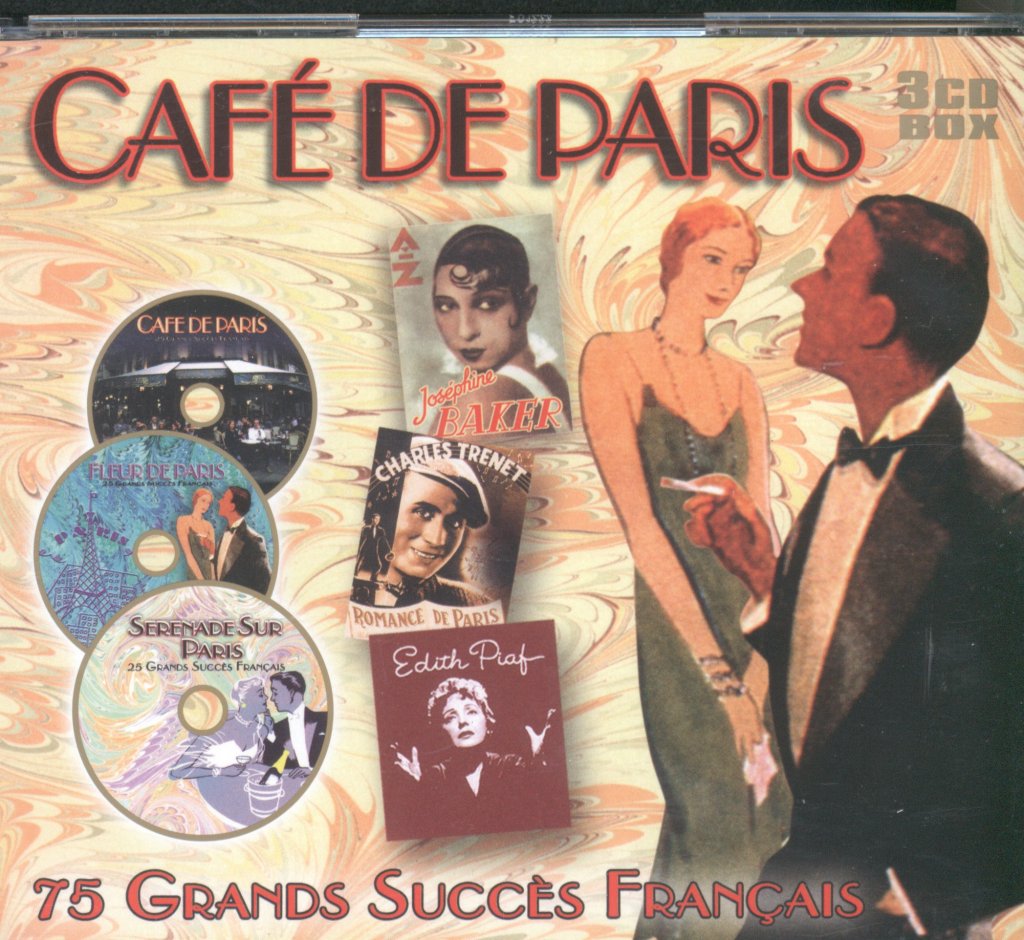 Various Artists - Café De Paris - 75 Grands Succes Francais - Triple Cd