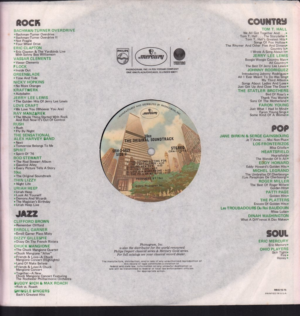 10cc - Original Soundtrack - Lp