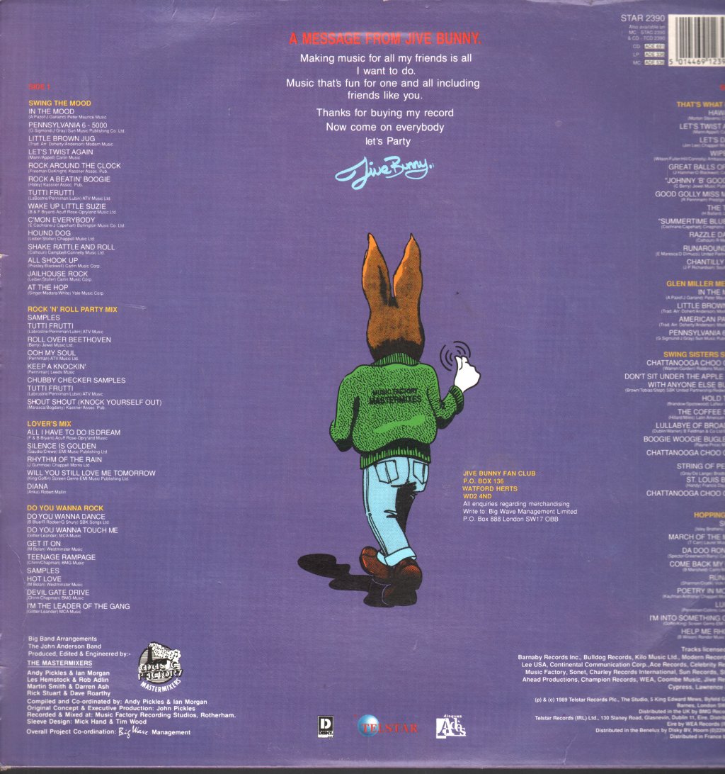 Jive Bunny - Album - Lp