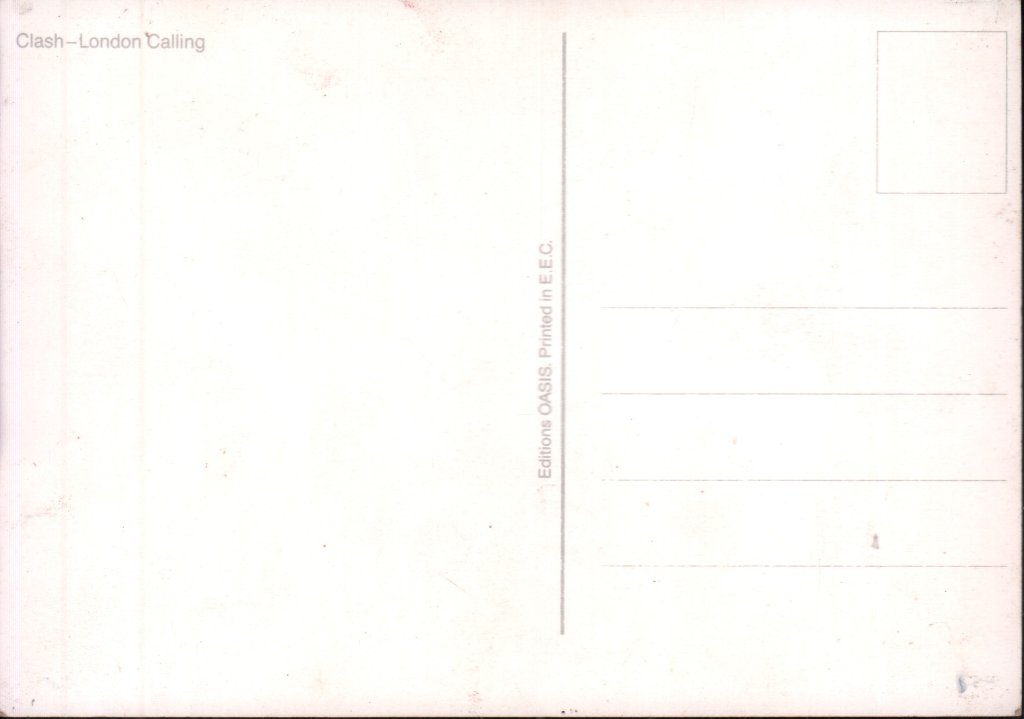 Clash - London Calling - Card