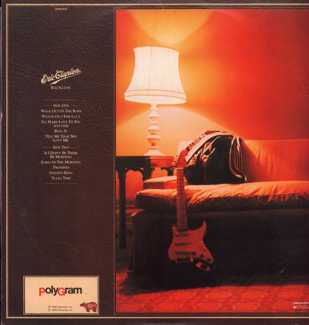 Eric Clapton - Backless - Lp – Vinyl Tap
