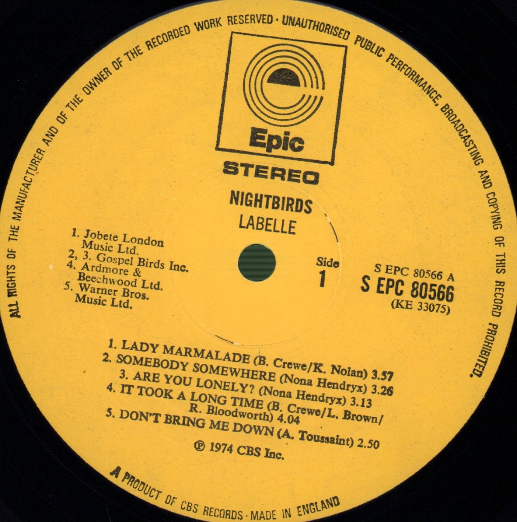 Labelle - Nightbirds - Lp