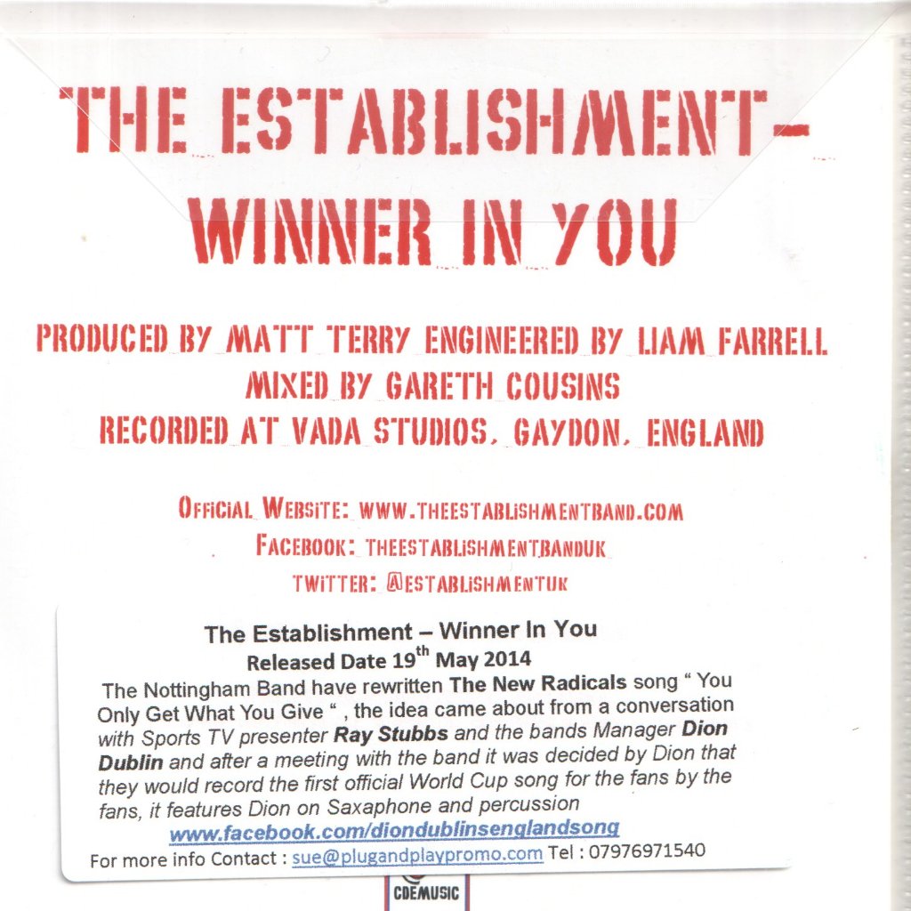 Establishment (Football) - winner in you - Cdr
