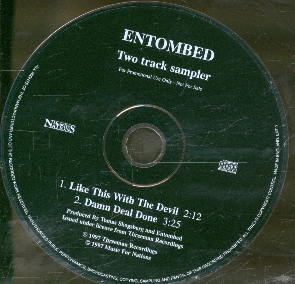 Entombed - Two Track Sampler - Cd