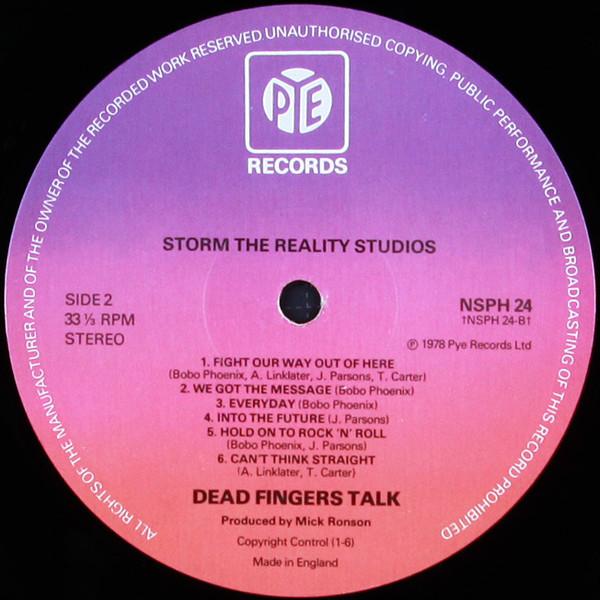 Dead Fingers Talk - Storm The Reality Studios - Lp