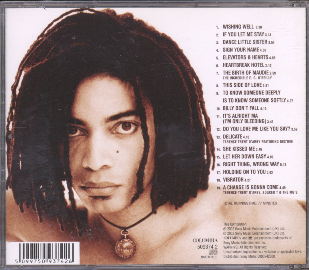 Terence Trent D'Arby - Terence Trent D'Arby's Greatest Hits - Cd