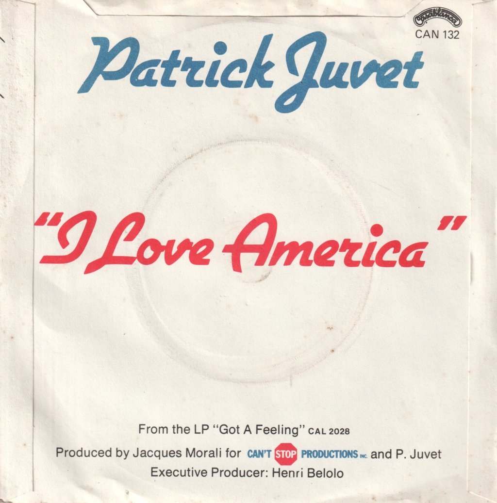 Patrick Juvet - I Love America - 7 Inch