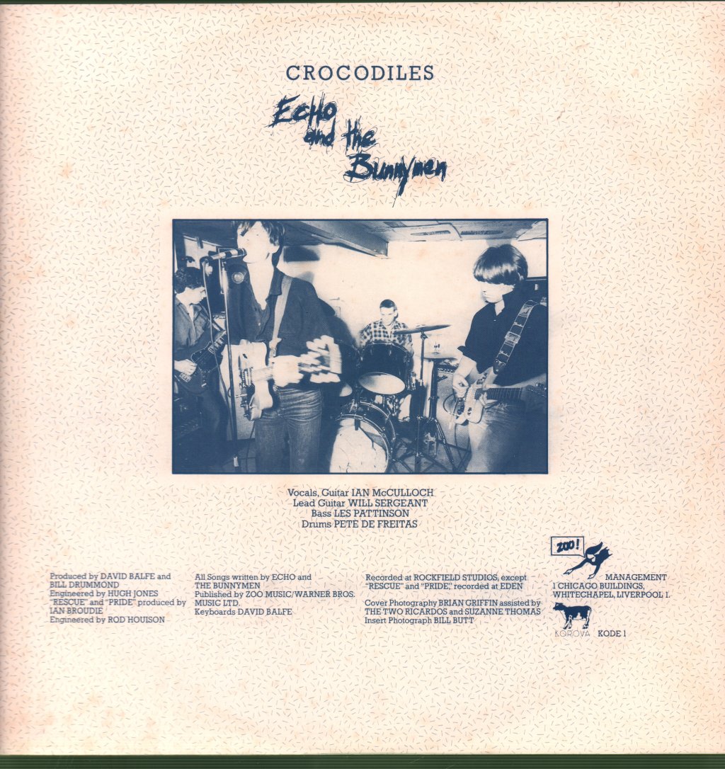 Echo And The Bunnymen - Crocodiles - Lp