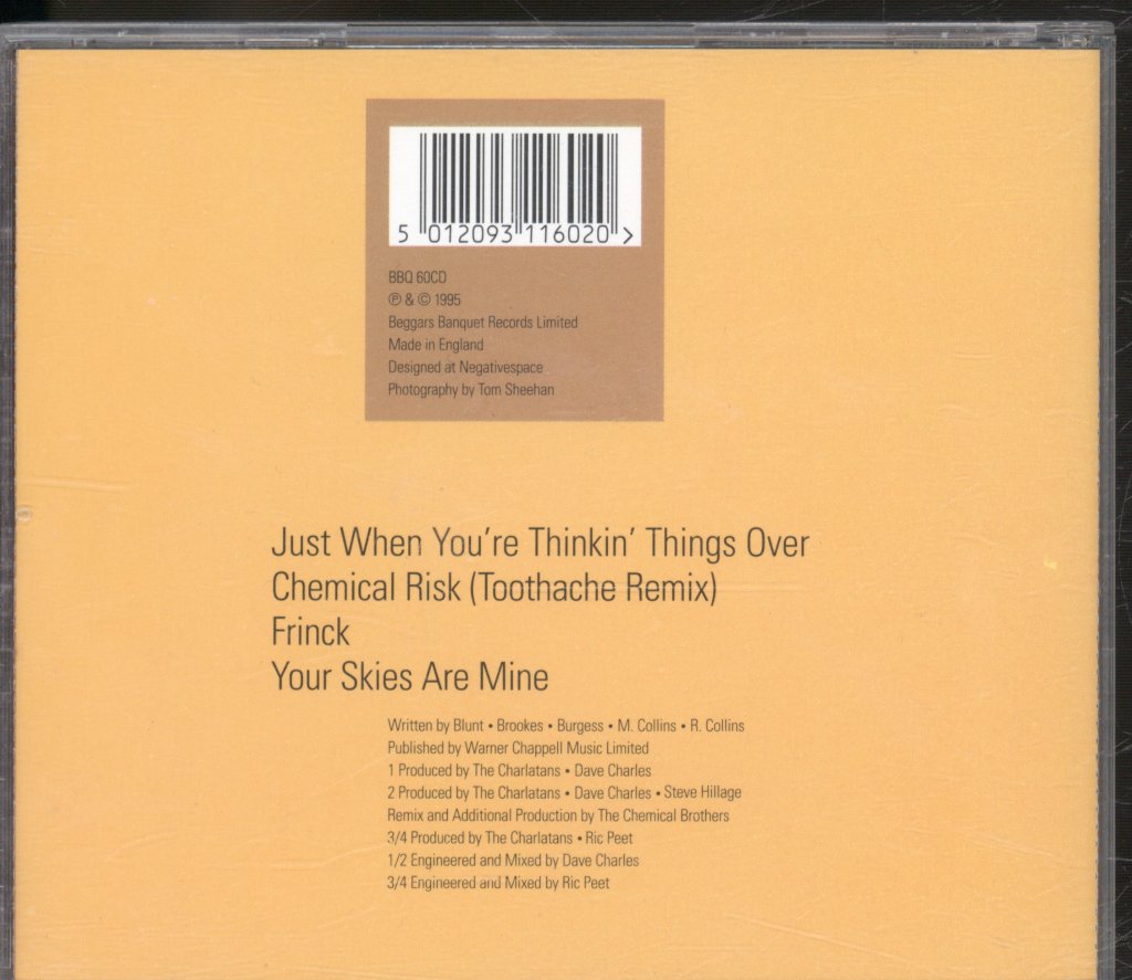 Charlatans (Uk Group) - Just When You're Thinkin Things Over - Cd