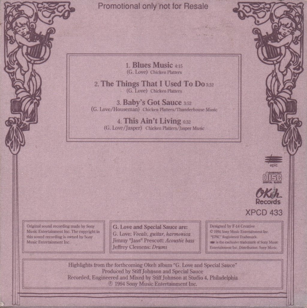 G.love And Special Sauce - blues music - Cd