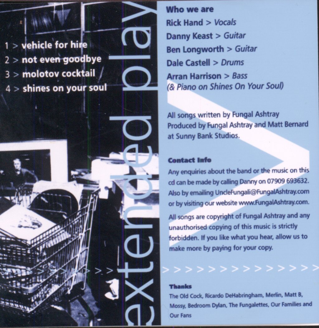 Fungal Ashtray - Extended Play - Cdr