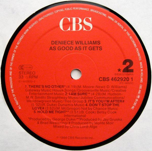 Deniece Williams - As Good As It Gets - Lp
