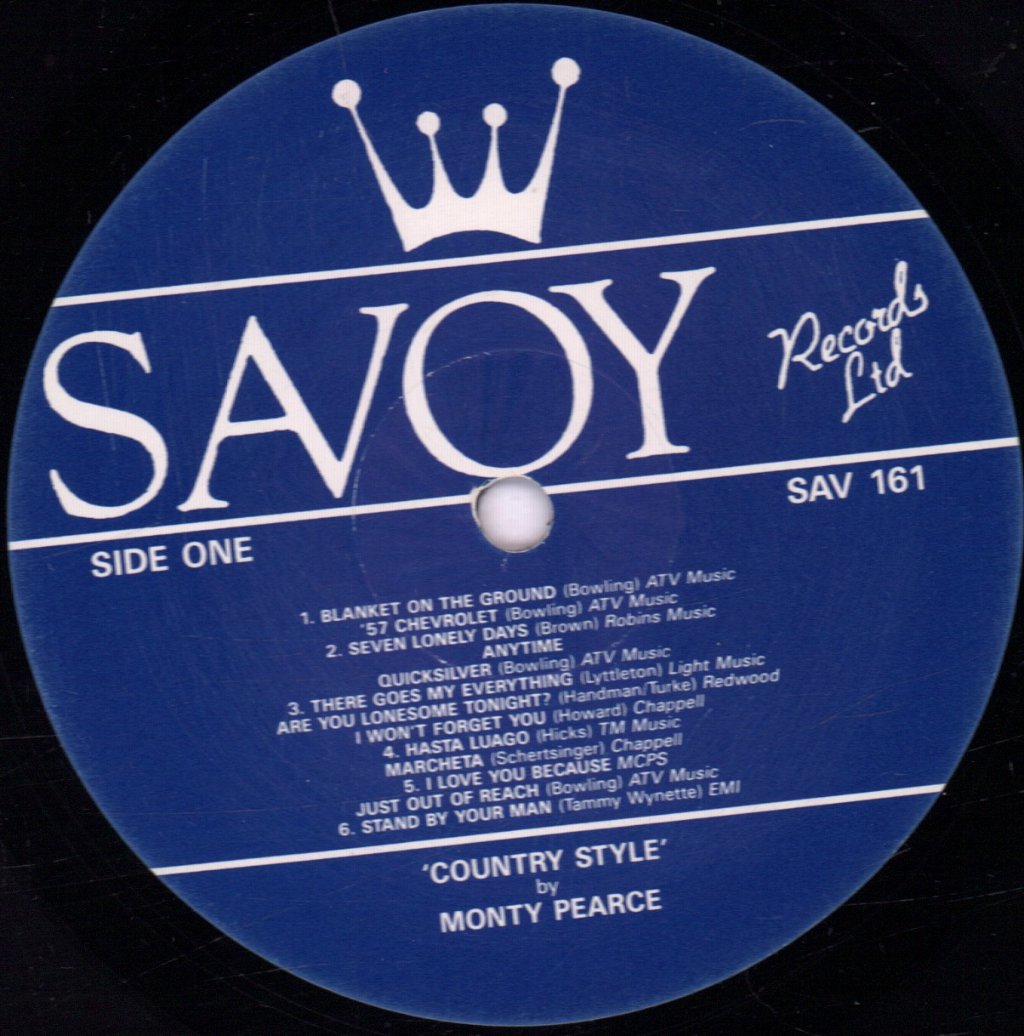 Monty Pearce - Country Style - Lp