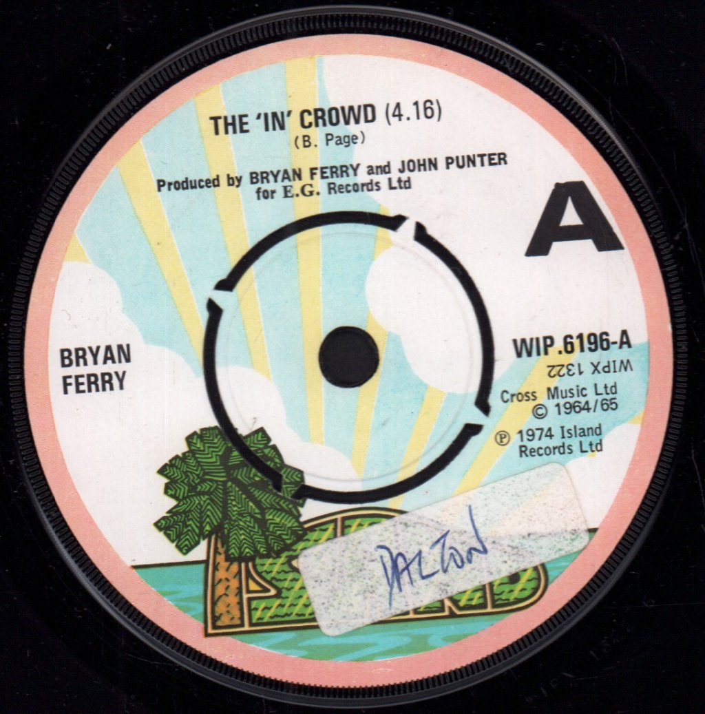 Bryan Ferry - 'In' Crowd - 7 Inch
