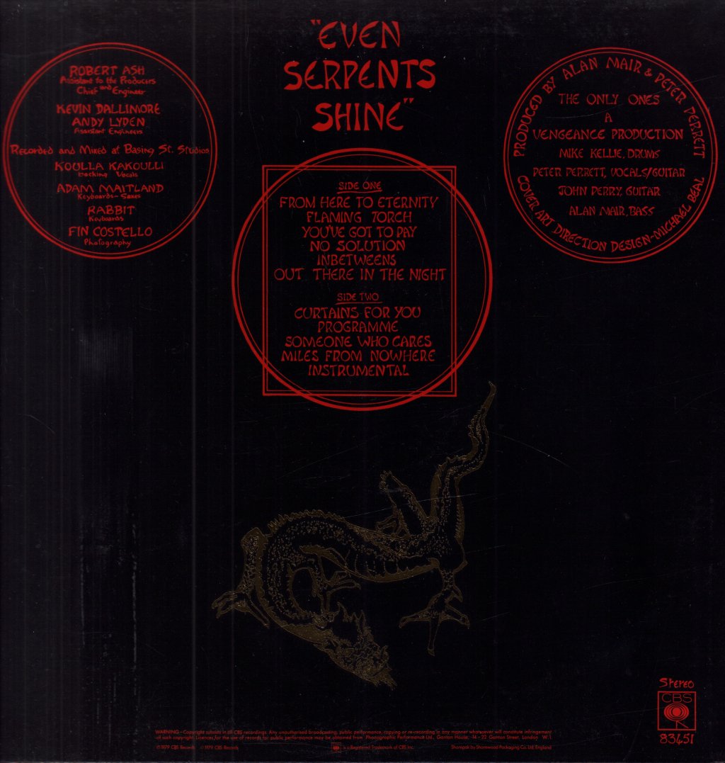 Only Ones - Even Serpents Shine - Lp