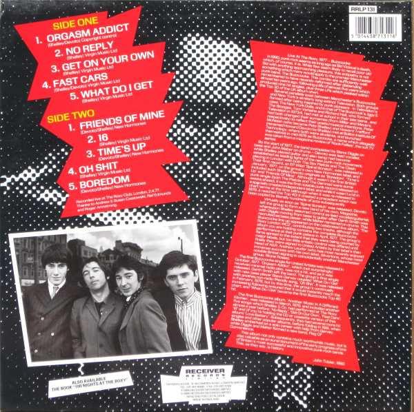 Buzzcocks - Live At The Roxy Club April '77 - Lp