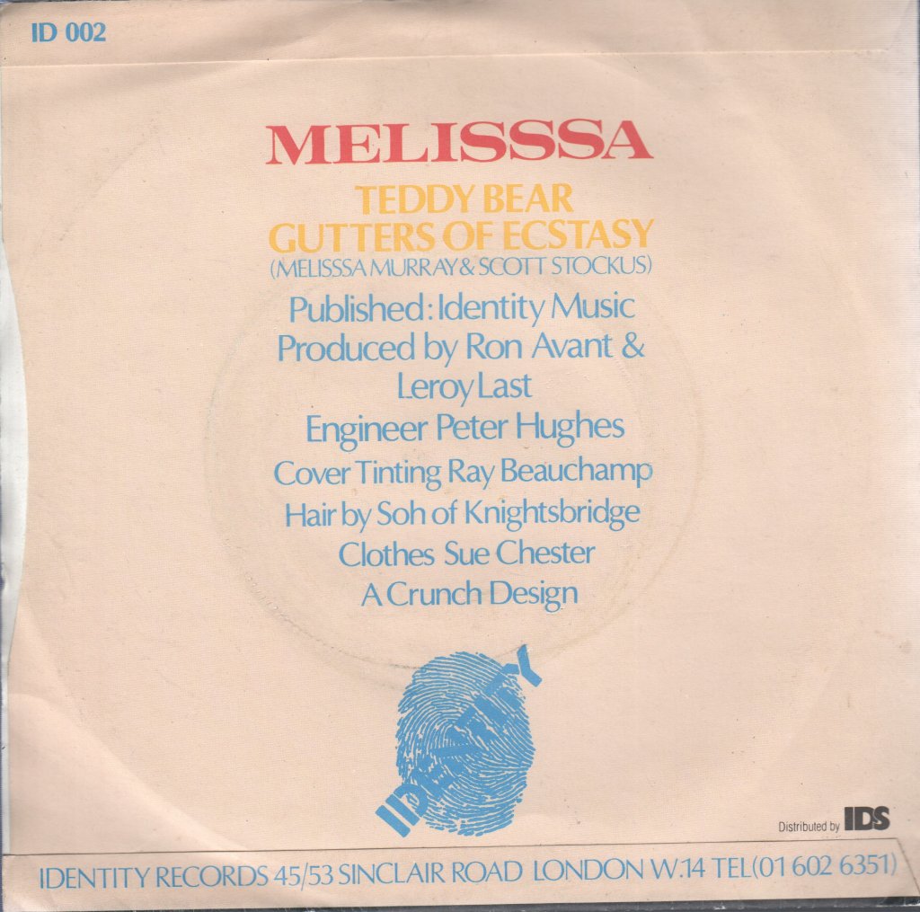 Melisssa - Teddy Bear - 7 Inch