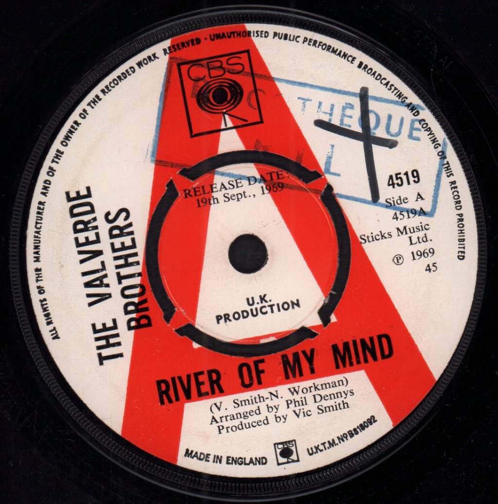 Valverde Brothers - River Of My Mind - 7 Inch