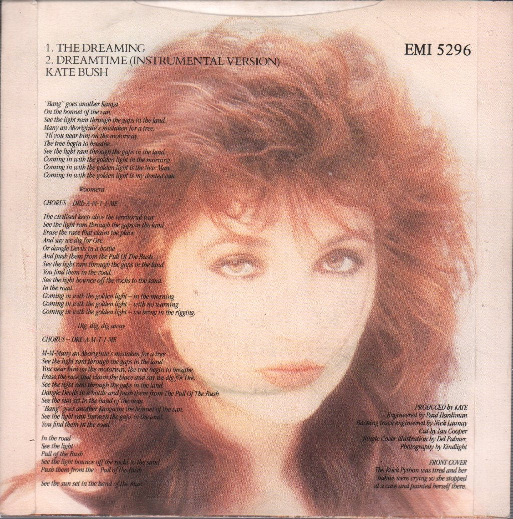 Kate Bush - Dreaming - 7 Inch