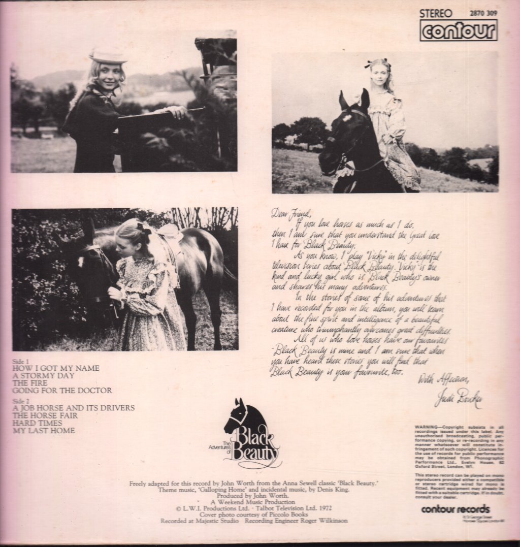 Vicky (60'S/70'S Pop) - Stories From Black Beauty - Lp