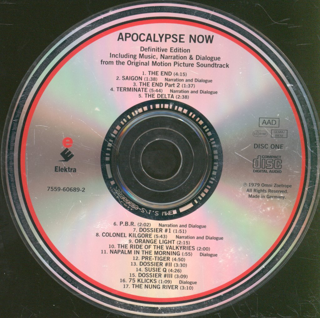 Carmine Coppola & Francis Coppola - Apocalypse Now (Original Motion Picture Soundtrack) - Double Cd