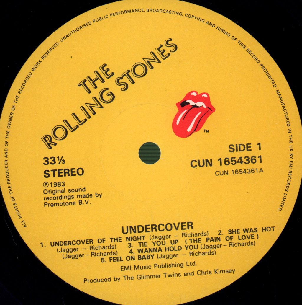 Rolling Stones - Undercover - Lp