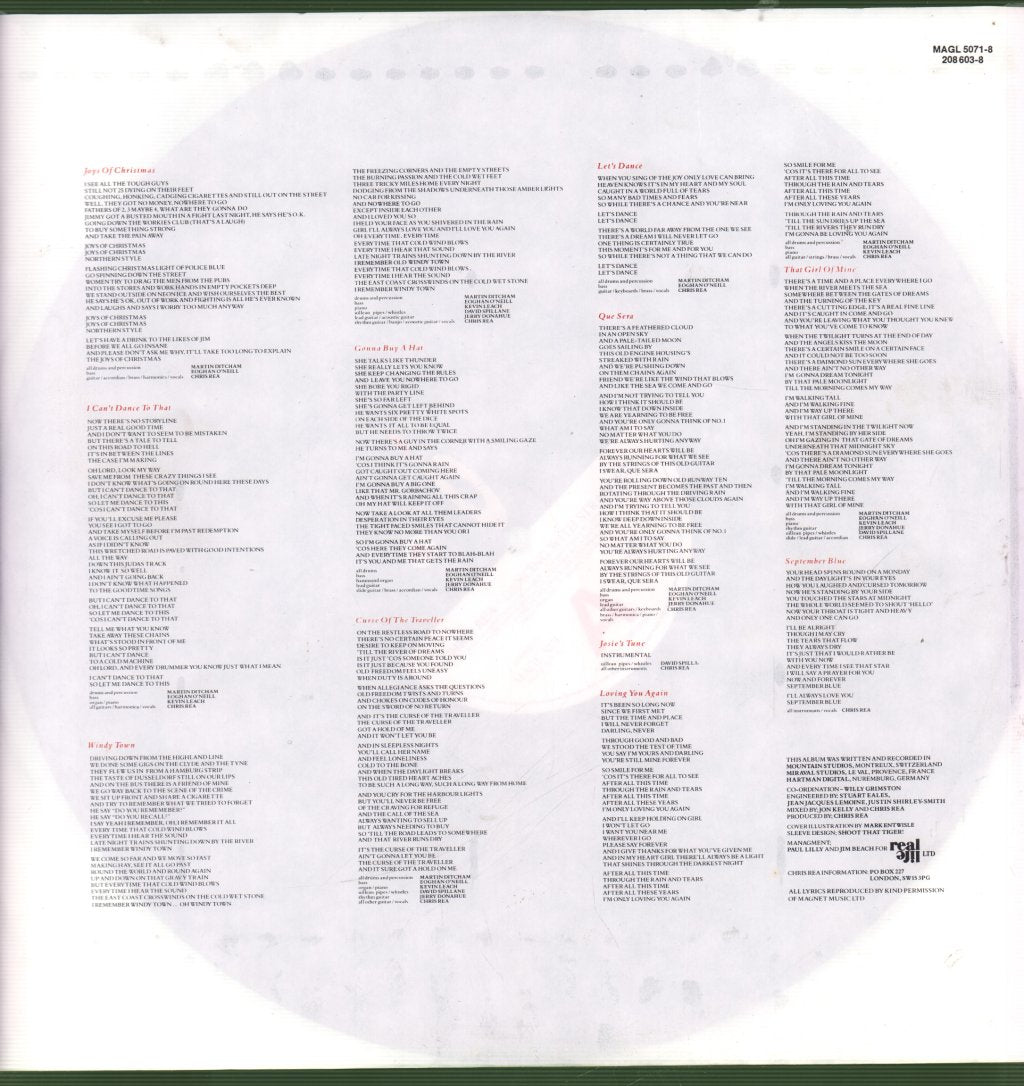 Chris Rea - Dancing With Strangers - Lp