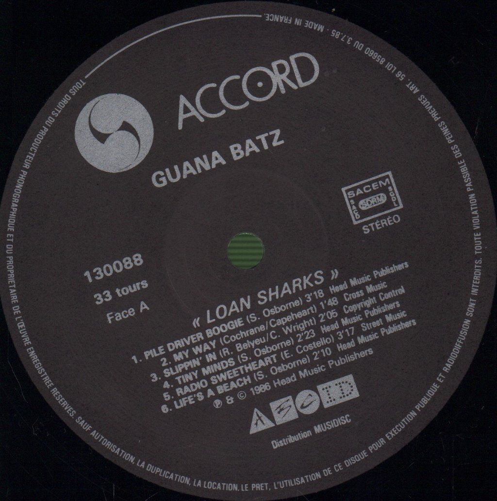 Guana Batz - Loan Sharks - Lp