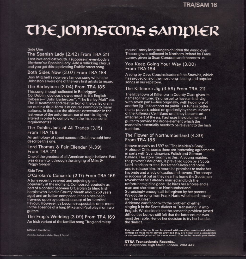 Johnstons - Sampler - Lp