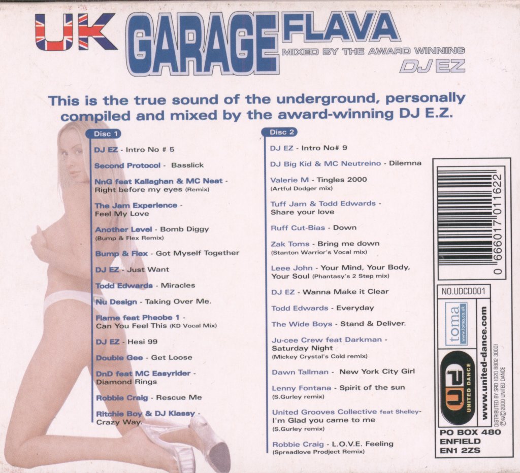 DJ EZ - UK Garage Flava - Double Cd