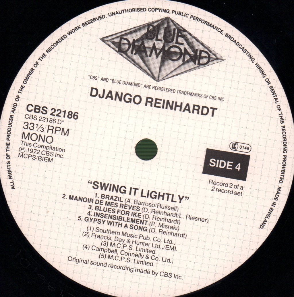 Django Reinhardt - Django / Swing It Lightly - Double Lp