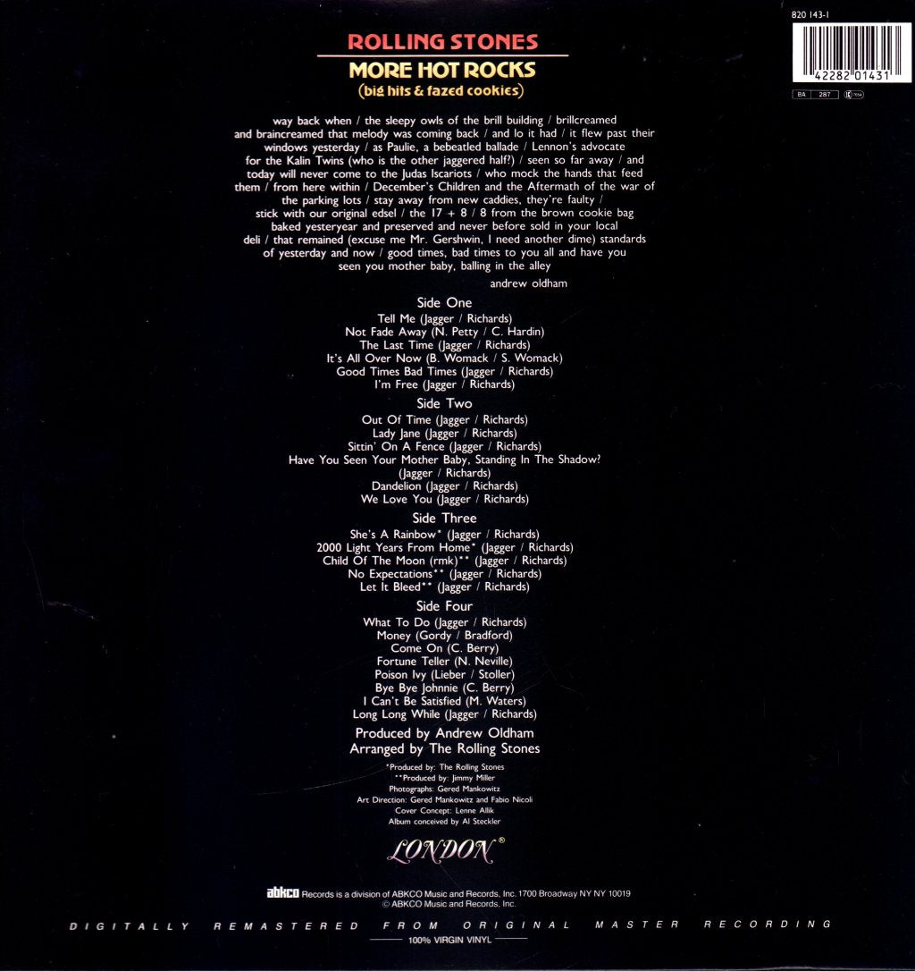 Rolling Stones - More Hot Rocks (Big Hits & Fazed Cookies) - Double Lp